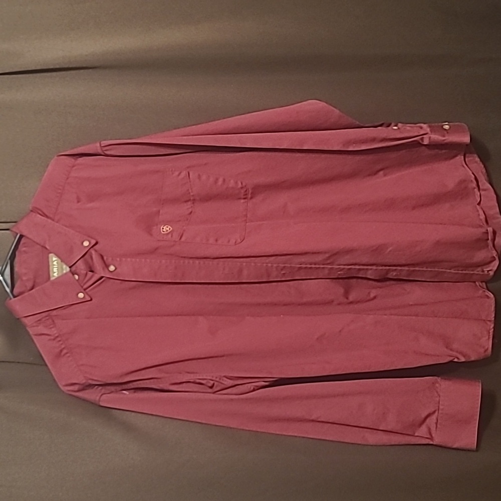 Ariat XL Burgundy Button Down
